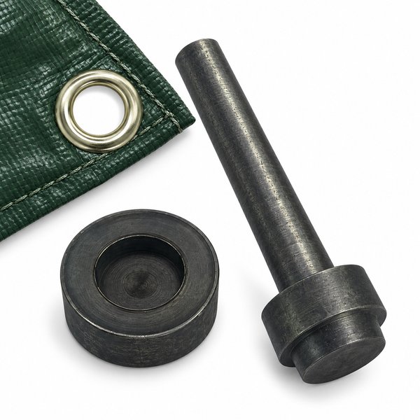 Kit d'outils pour l'installation d'œillets et de passe-fils pour diamètres intérieurs de 20/22/30/40 mm, poinçonneuse manuelle et base pour bâches, rideaux et bannières