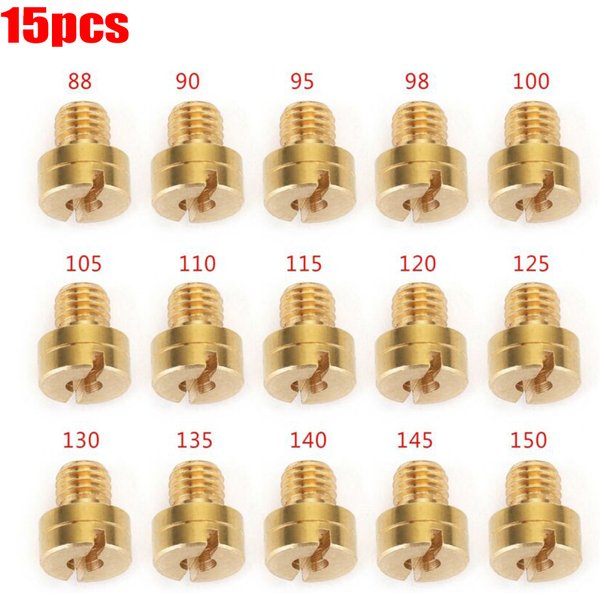 Jets principaux de carburateur de moto, buse d'injecteur de jeu de carburateur de vélo, Mikuni 604, VM22, VM24, VM26, VM30, 26mm, 28mm, D343