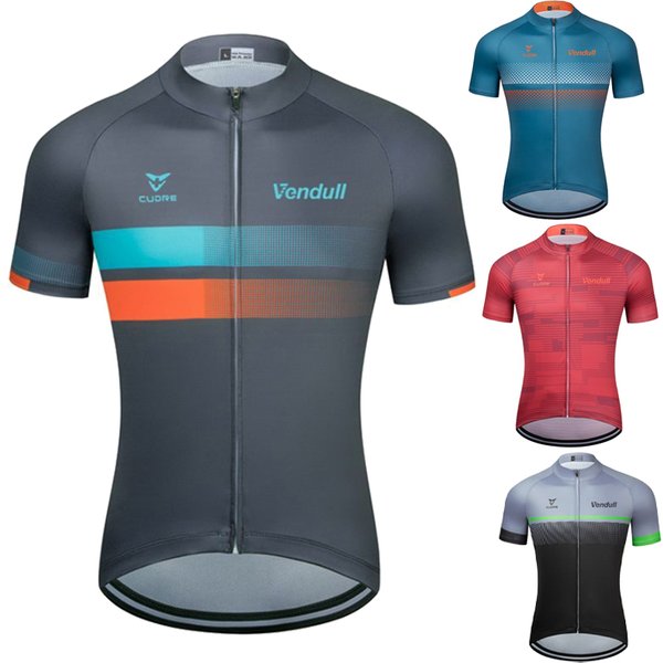 Cycling Clothing 2023 VENDULL Men's Cycling Jersey Tops Summer Racing Short Sleeve MTB Bike Jersey Shirt Ropa Ciclismo Maillot