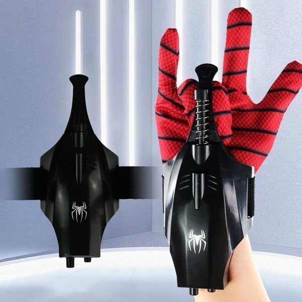 Spiderman Web Shooter Spider Man Cobweb Launcher Peter Parker Figur ML Legends Cosplay Zubehör Handschuhe Spielzeug Geschenk für Kinder