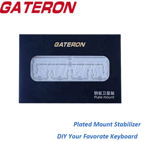 Gateron Platte montiert v2 Stabilisator silber gelb khaki weiß 7u 6,25 u 2u maßge schneiderte DIY mechanische Tastatur