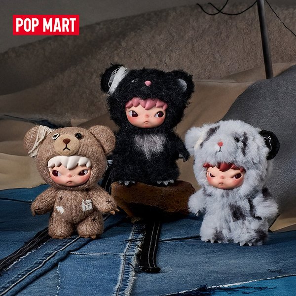 POP MART Hirono Road Journal Serie – Plüsch-Anhänger Blindbox 1 Stk./6 Stk. Mystery Box Sammelbare Plüschtiere Popmart Süße Spielzeuge