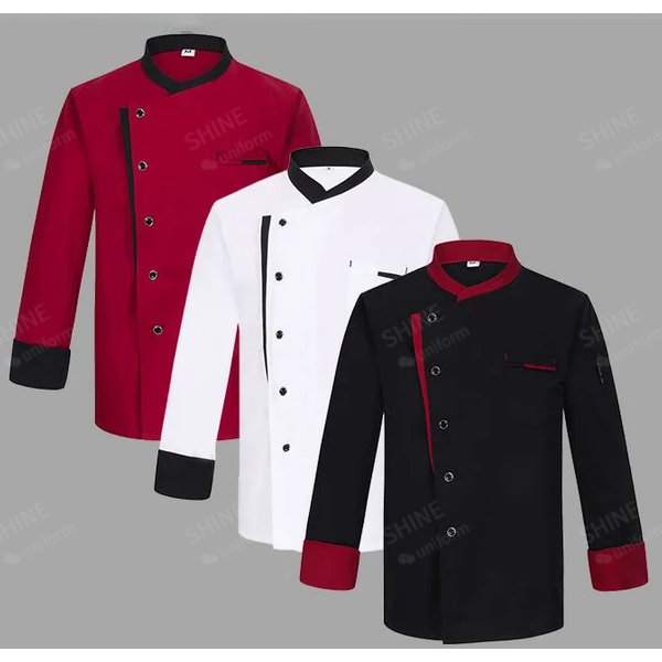 Veste de Chef de Restaurant à manches courtes, vêtements de travail pour hôtel, café, cuisine, boulangerie, manteau de chef, hauts, uniforme de Chef de restauration rapide pour hommes