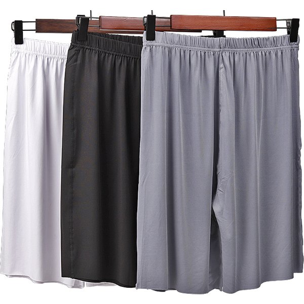 Eis Seide Shorts Kühlen Sommer Männer Nachtwäsche Shorts Unterwäsche Nachtwäsche Komfortable Elastische Lose Beiläufige Mann Schlaf Bottoms Homewear
