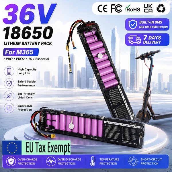 Elektroroller-Akku 36V 7,8Ah 10S3P Ersatz für Mijia M365
