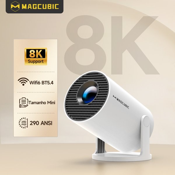 Magcubic HY300Pro Allwinner H726 Smart-Projektor, 290Ansi 720P 1080P, Android 14 Dual Wifi6 Bt5.4 8K-Dekodierung Outdoor-Heimkino