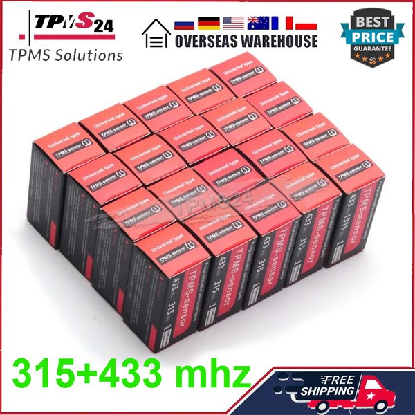 Capteurs TPMS programmables 2 en 1 433 MHz + 315 MHz, prise en charge de la programmation avec TS501 TS508 TS601 TS608 ITS600E MK808TS MK808S-TS MP808TS