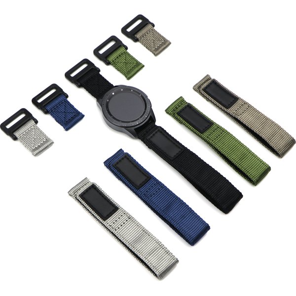 Bracelet de montre en nylon de qualité supérieure pour homme, crochet et boucle de sport, bracelet de montre à dégagement rapide, remplacement des bracelets de montre, accessoires, 20mm, 22mm