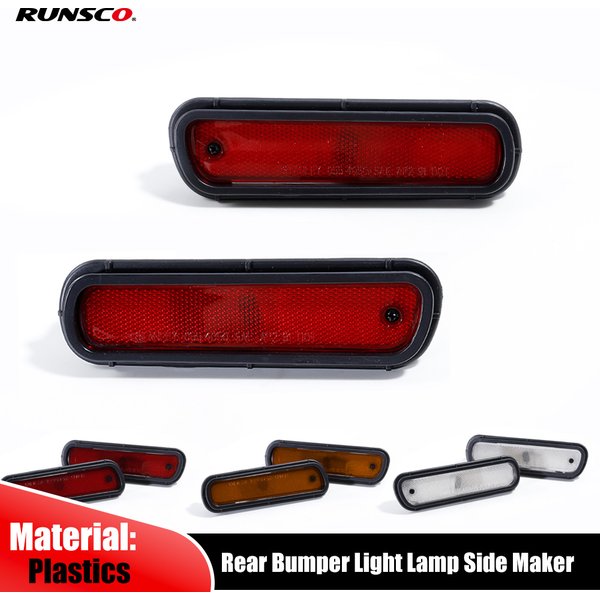 Hinten Stoßstange Licht Lampe Seite Marker Für Accord Civic Acura Prelude Reflektor Licht Rot Weiß Orange