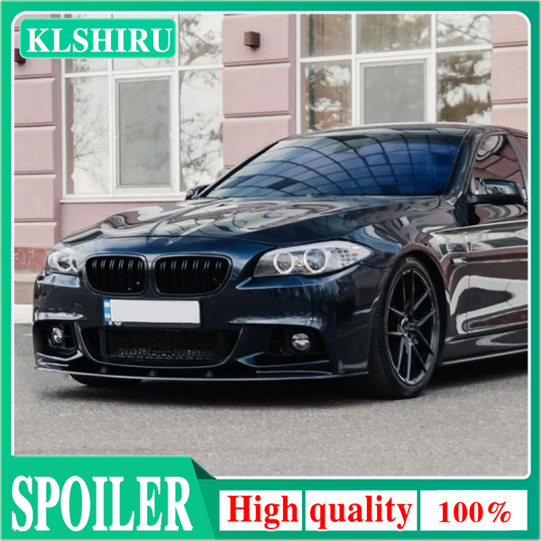 2011 2012 2013 2014 2015 2016 Pour BMW Série 5 F10 535i 528i M Sport Spoiler avant de haute qualité ABS Noir brillant Kit carrosserie