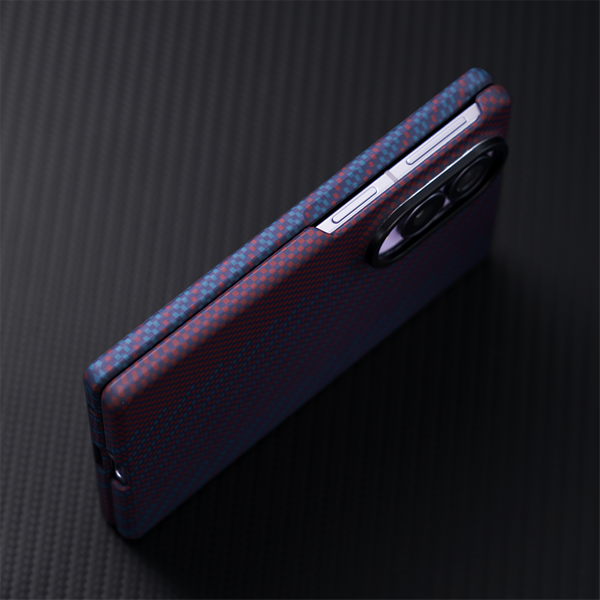 Coque magnétique en fibre de carbone pour Samsung Galaxy Z Fold 8 Ultra, 8 et 7, compatible avec Magsafe, avec film de protection d’écran.