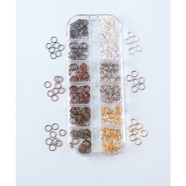 Hohl Eisen Kreis Nagel Charms Nail art Dekoration Metall Ring Teile Legierung Piercing Kreis Zubehör Für Maniküre Ornament