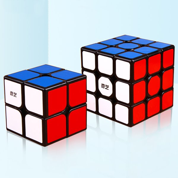 QIYI Sail W Cube Magique 2x2 3x3 Qiyi Warrior S Cube Magique Professionnel Qidi 2x2x2 Jouet Éducatif Puzzle Cube Hongrois