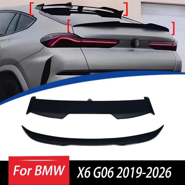 Aileron de coffre/pare-brise arrière pour BMW X6 G06 2019-2026, diffuseur de voiture, protection, aile de vent, couvercle, aileron arrière, accessoires fixes, kit carrosserie, tuning