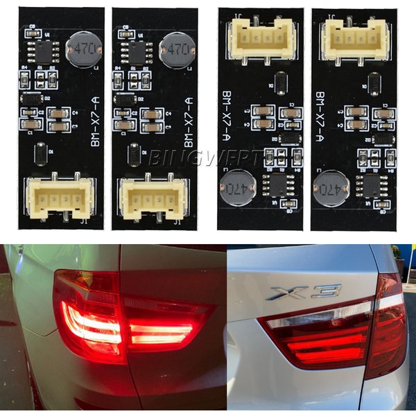 Pour BMW X3 F25 2011-2017 conducteur arrière F25 B 003809 .2 lumière LED Plug and Play réparation panneau de remplacement feu arrière