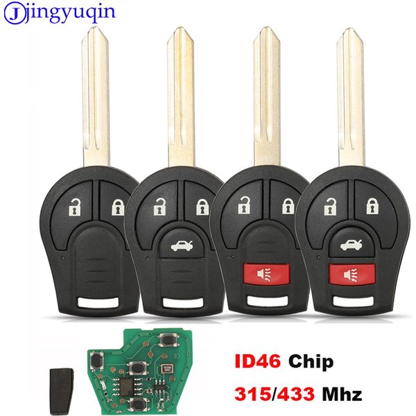 Jingyuqin 315/433 MHZ Fernbedienung Schlüssel Für Nissan Sylphy Cube Juke Rogue Micra Qashqai Altima Maxima Sentra Versa sender CWTWB1U751