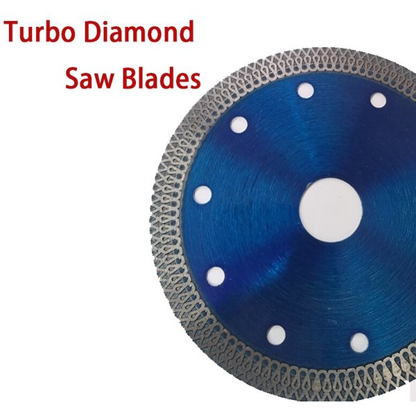 Lame de Scie Turbo Diamantée, Disque de Coupe pour Granit, Marbre, Porcelaine, Carreaux, Céramique, Meuleuse d'Angle, 3 Tailles, 105/115/125mm
