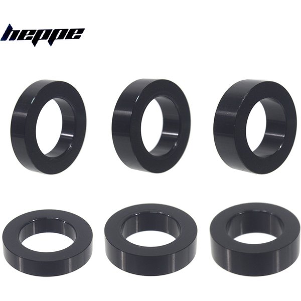 HEPPE Bicycle Thru Axle Washer M12 M15 Axle Spacer MTB Road Bike Hub Tube Shaft Skewer Spacer 0.5mm 1.5mm 3mm 4mm 5mm 6mm Thick