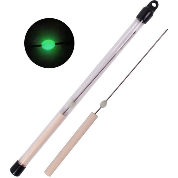 1pc 22,5 cm Wurm Hetze Nadel Bohrer Keine-Rahmen Haken Nadel Schnell Regenwurm Haken Nadel Pins Hohl Gas nadel FishingTool
