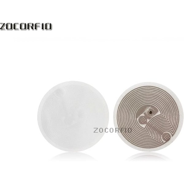 1000pcs/Lot Dia=25mm I-CODE SLIX 13.56MHZ ISO15693 NFC tag Sticker Universal RFID Tags NFC Phones NFC reader