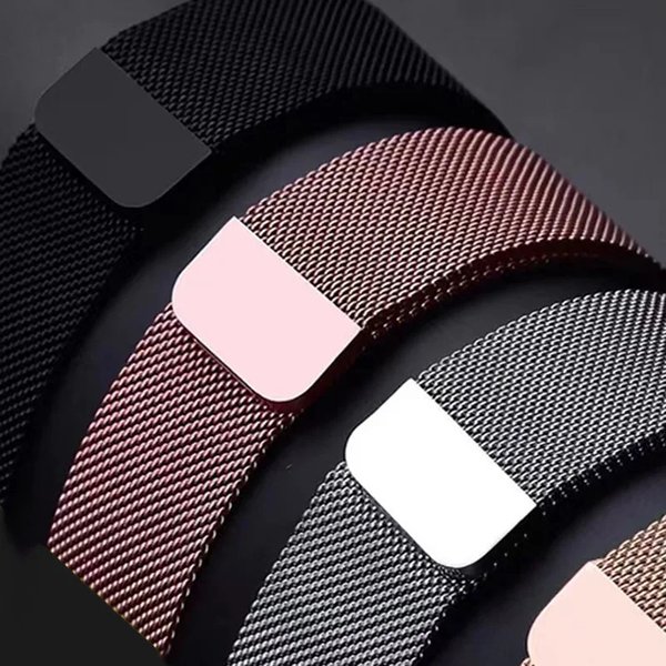 Bracelet Milanese Loop pour Apple Watch, 46 mm, 44 mm, 45 mm, 40 mm, 42 mm, 41 mm, 49 mm, pour les séries iWatch 12, 11, 10, 9, SE, Ultra, 4, 3, 49 mm.