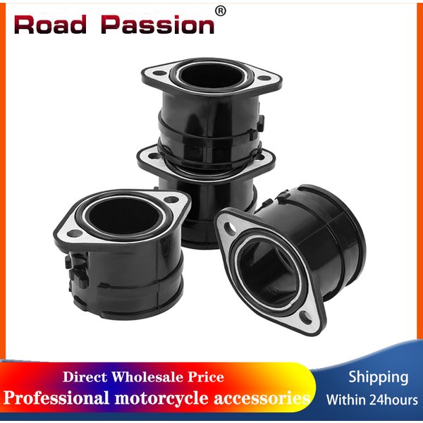 Road Passion Motorrad-Vergaseranschluss-Ansaugstutzen für Kawasaki ZR400 ZRX400 1994-1996 1998-2001 ZRX-II 1995-2001