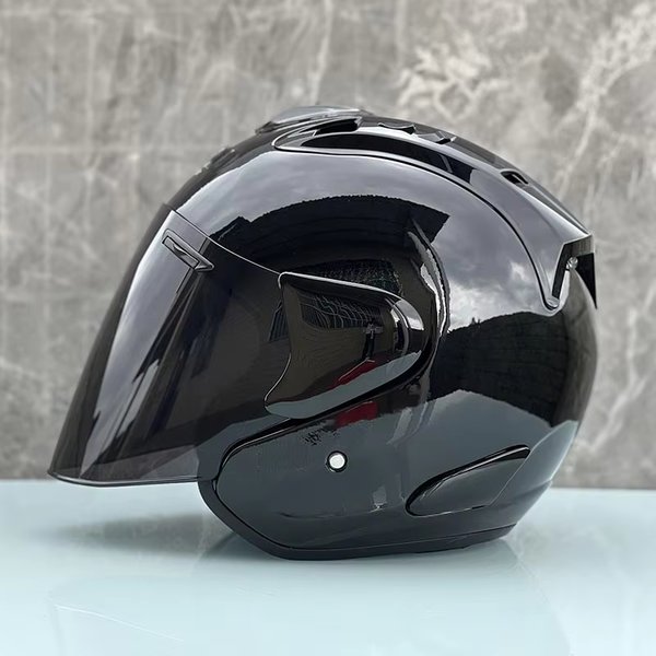 Kask motocyklowy Ram5 Bright Black, otwarty, męski i damski, na lato, do jazdy terenowej, downhill, wyścigów górskich, crossowy, casco, capacete