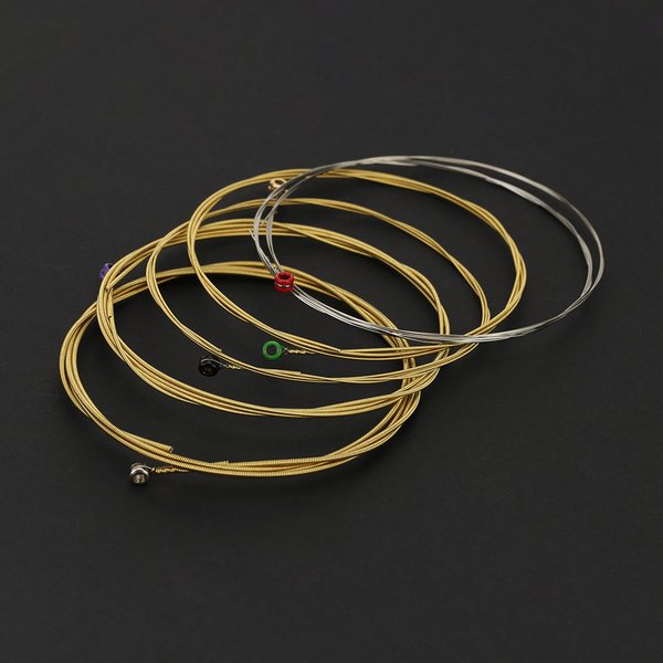Orphee TX640 6pcs Acoustic Guitar String Set (.012-.053) Phosphor Bronze Medium Tension Replace Guitar String Guitar Accessories