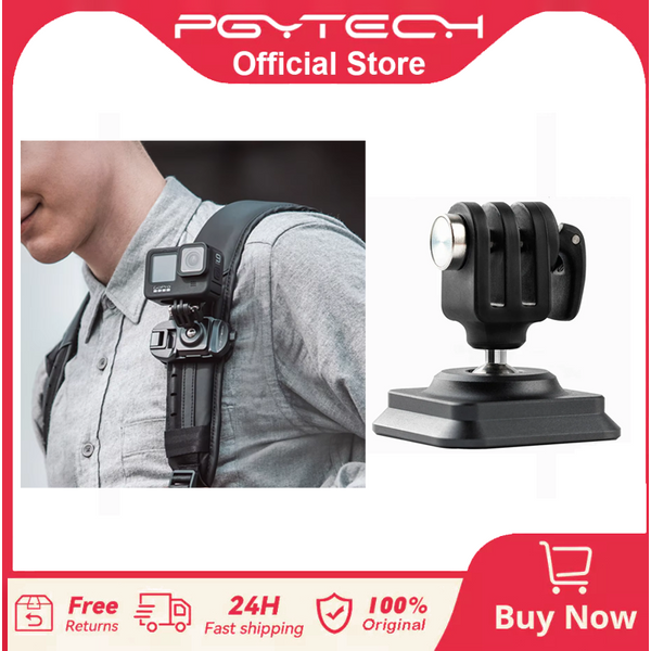 PGYTECH Action Camera Arca Type Quick Release Plate for Gopro, Insta360, DJI Osmo Action/Pocket and Most Action Cameras