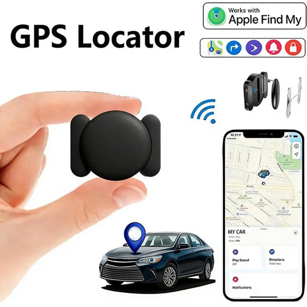 Localisateur GPS intelligent pour animaux de compagnie, portefeuilles, valises, voitures, suivi de positionnement mondial, anti-perte pour personnes âgées et enfants, compatible avec la fonction