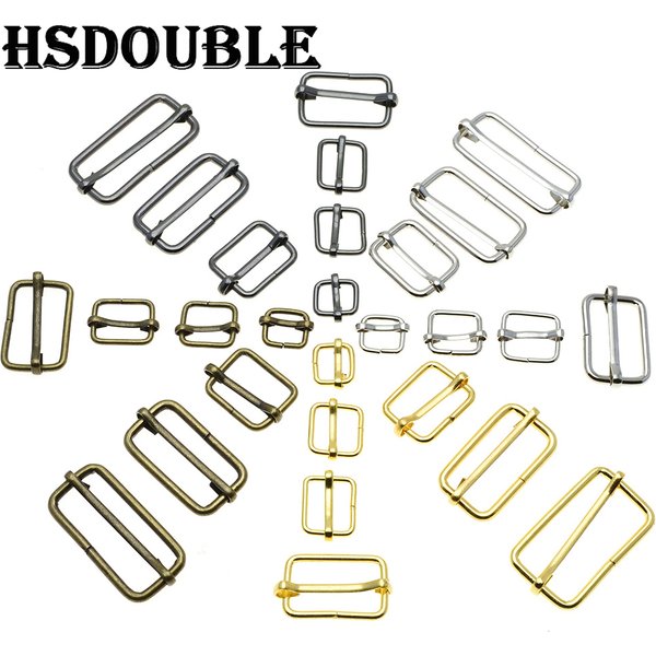 10 teile/paket Metalls chieber Tri-Glides Draht geformte Rollens tift schnallen Riemens chieber Einstell schnallen