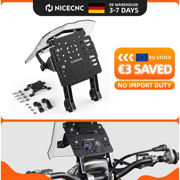 NICECNC Für Beta RR 300 Motorrad-Navigationshalterung GPS-Halterung Mini-Verkleidungsset RR 125 150 200 250 300 350 390 400 430 2015-2024