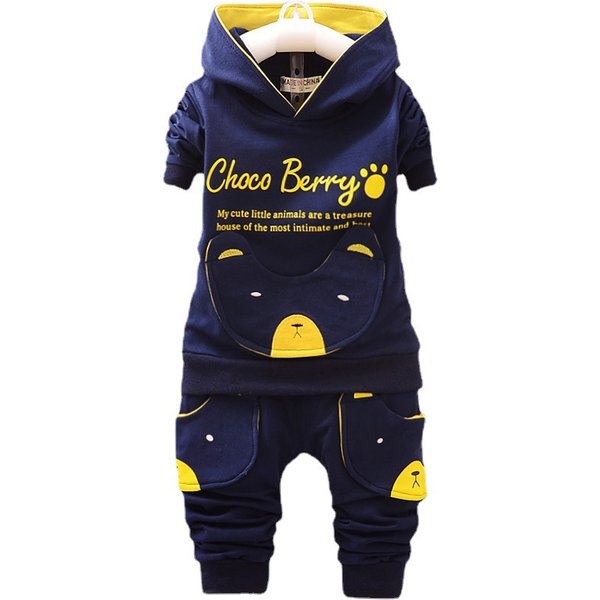 New Spring Autumn Baby Girl Clothes Suit Boys Outfits Children Fashion Hoodies Pants 2Pcs/Sets Toddler Costume Kids Tracksuits