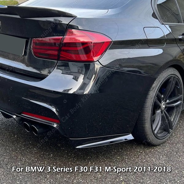 Diffuseur de pare-chocs arrière de voiture, séparateurs latéraux, kits de carrosserie, réglage ABS, BMW Série 3 F30 F31 M dehors 320i 330i 340i 330d 320d, 2011-2018