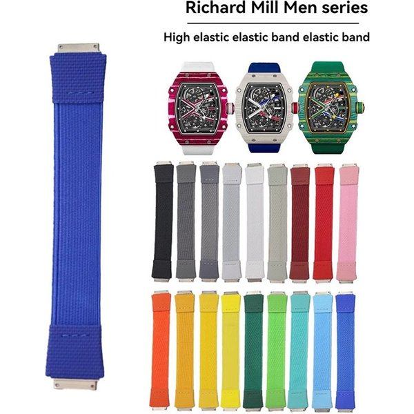 Pour RM Richard Miller Collection pour hommes RM67 RM67-02 67-01 série nouveau Bracelet élastique boucle Bracelet de montre Bracelet étanche