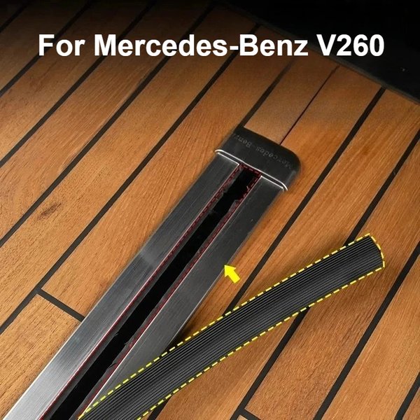Autositz-Schienenabdeckung für Mercedes-Benz V260, staubdichter Dichtungsstreifen, Innenverkleidung, Schmutzschutz, Schienenabdeckung, Modifikationszubehör