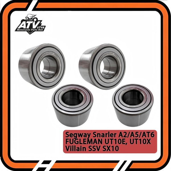 Roulement de moyeu pour Segway UT10 Villain SX10 Segway Snarler AT6 S/L T3b E5 JBT010238001 JBT010238002, 4 pièces