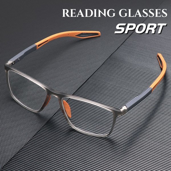 1pcs/8pcs TR90 Sport Reading Glasses Men Ultralight Anti Blue Light Presbyopia Eyeglasses Men Hyperopia Optical Eyewear Diopters