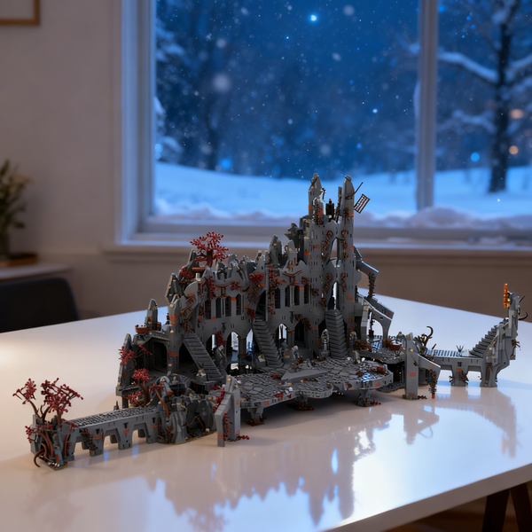 11441 pièces MOC Dol Guldur Hobbit Seigneur des Anneaux Modèle de Blocs de Construction DIY Cadeau Créatif Décoration de Collection Présentoir Premium Adultes Enfants