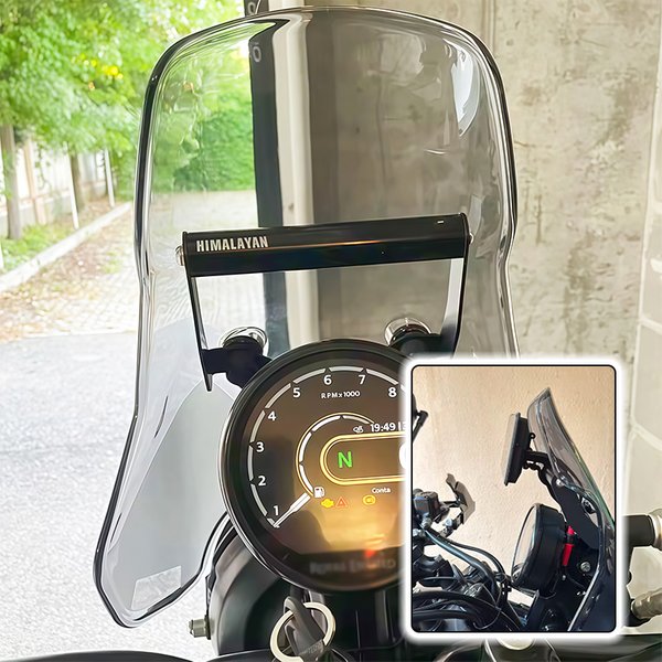 Passend für Himalayan 450 Himalayan450 2024 2025 Motorradzubehör Handyhalterung GPS-Navigationsplatte Halterung HIMALAYAN450