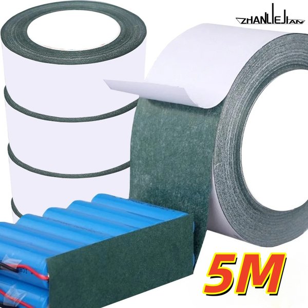 5 m 18650 Batterie, elektrisch isolierendes Klebepapier, Dicke, Batteriepack, Isolator, Dichtungsband, Wickelektrode, isolierte Pads