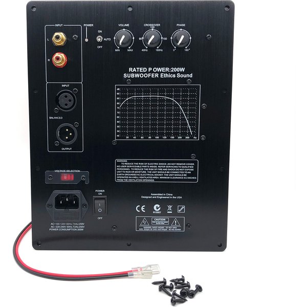 2025NEW HIFI – carte d'amplificateur de caisson de basses actif numérique robuste, Mono 200W, carte d'amplificateur de basse Pure, Audio Home cinéma 110/220V