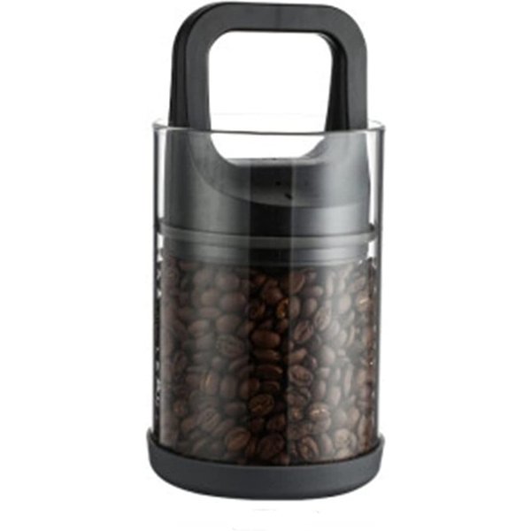 Klar behälter kaffee dosen belüftet und vakuum versiegelte bohnen frisch halten tank feuchtigkeit dicht lagerung