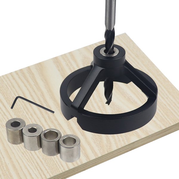 Fixations verticales Perceuse, guide de positionnement, perforateur, gabarit de trou de poche, guide d'angle, gabarit de goujon pour menuiserie, outils de travail de calcul