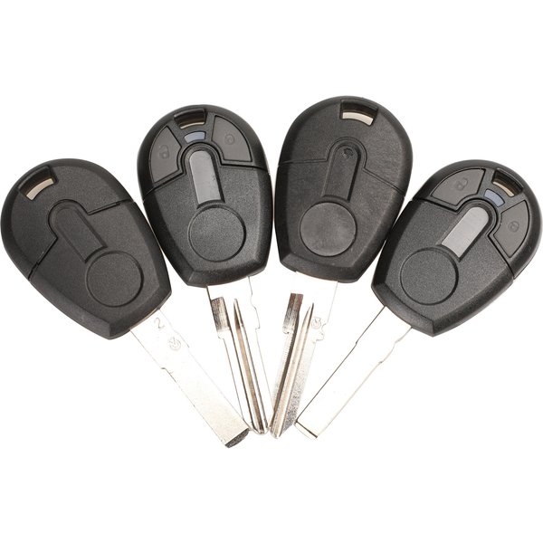 Jingyuqin Ersetzen Sie 2BTN Smart Remote Autoschlüssel-Shell-Abdeckung für Fiat Positron Transponderschlüssel-Rohling-Gehäuse mit SIP22/GT15R-Klinge