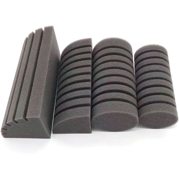 2Pcs Aquarium Filter Bio.Sponge for Fish Tank Aquarium Air Pump Skimmer Biochemical Sponge Filter Aquarium Bio Filter Filtro New