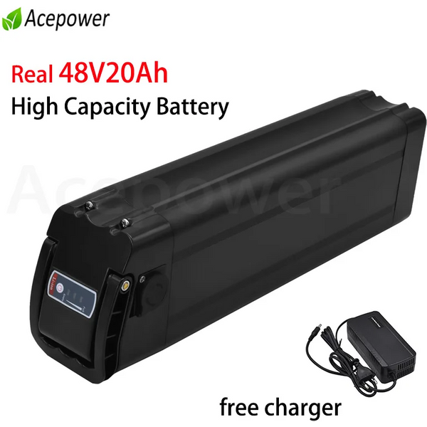Für BURCHDA R8S Pro JINGHMA R8 Pro Elektrische Fahrrad Batterie 48V15,6 Ah 20Ah Silber Fisch Batterie für Sinohon A20 GORTAT Q80 Ebike