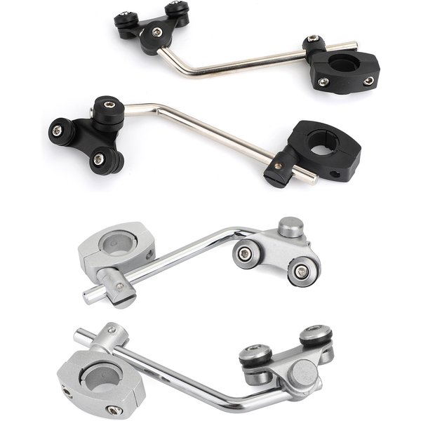 Areyourshop-Pince de montage universelle pour guidon de moto, pince standard pour pare-brise, support rapide, 7/8 po, 22mm