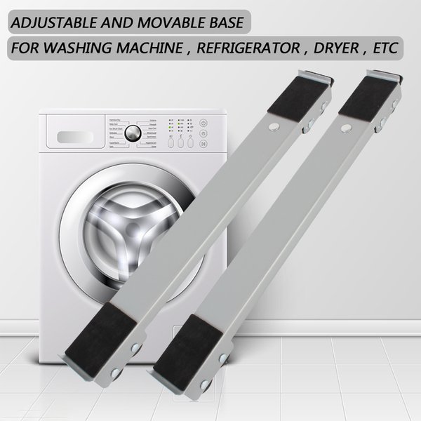 Support universel réglable pour Machine à laver, support de Base de réfrigérateur, support de rouleau Mobile à 24 roues, support de sèche-linge multifonctionnel