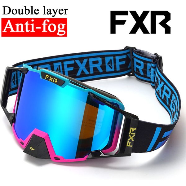 FXR lunettes de Motocross Anti-buée course hors route moto lunettes de soleil lunettes de cyclisme lunettes de Ski Ski Snowboard masque de sport